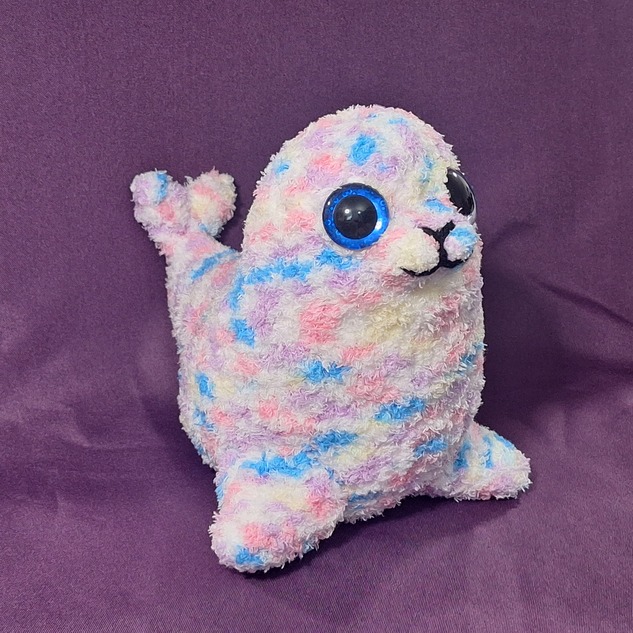 Large fluffy seal